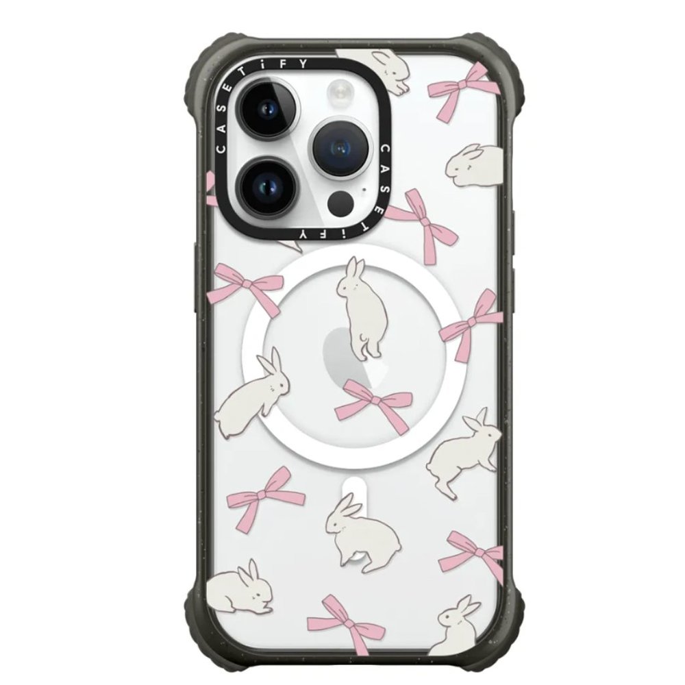 Casetify Rabbit Ribbon Phone Case for iPhone 14 Pro MagSafe Extreme Protection
